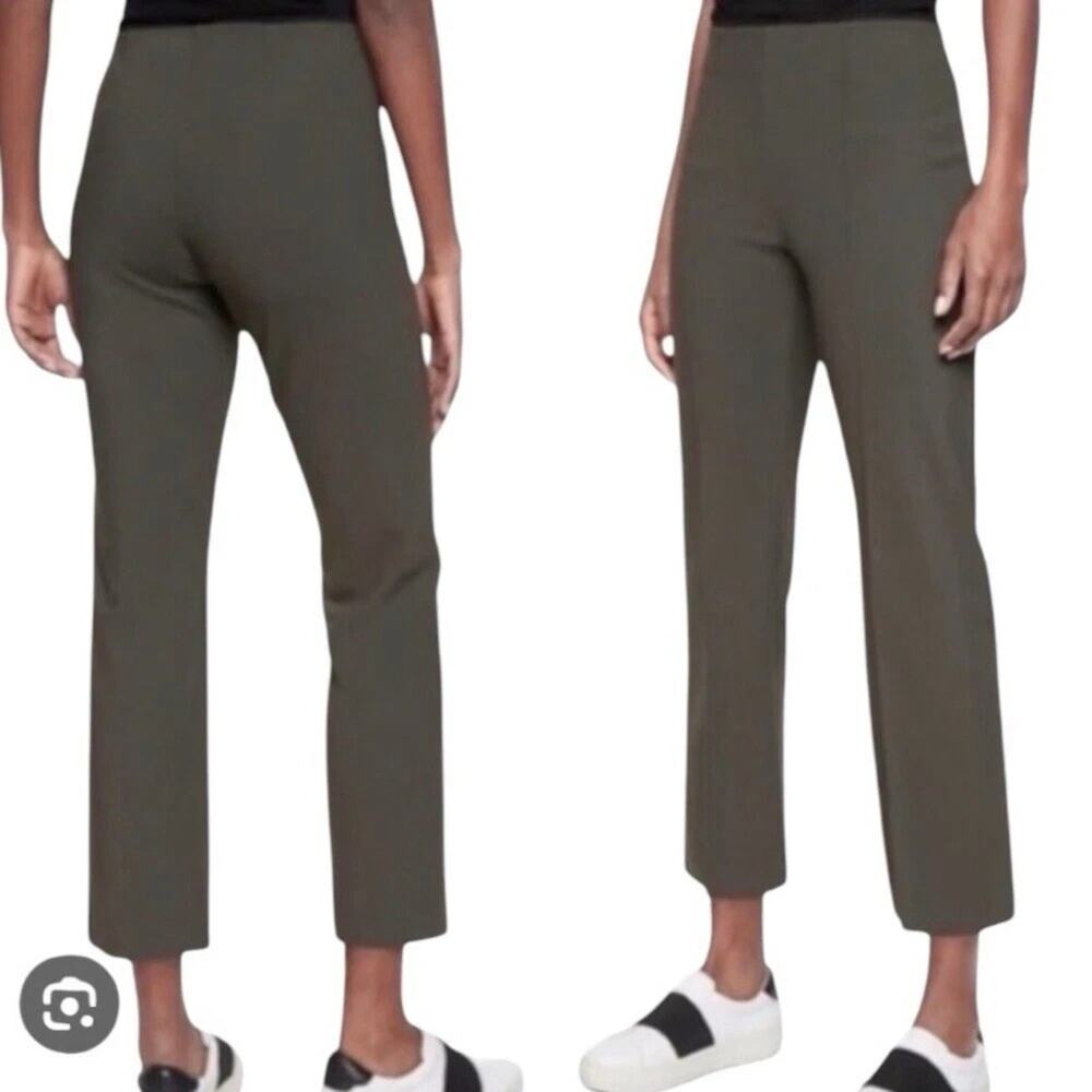Athleta Women's Mercurial Crop Flare Pant Gray Size 2X Pull On Elastic Waistband